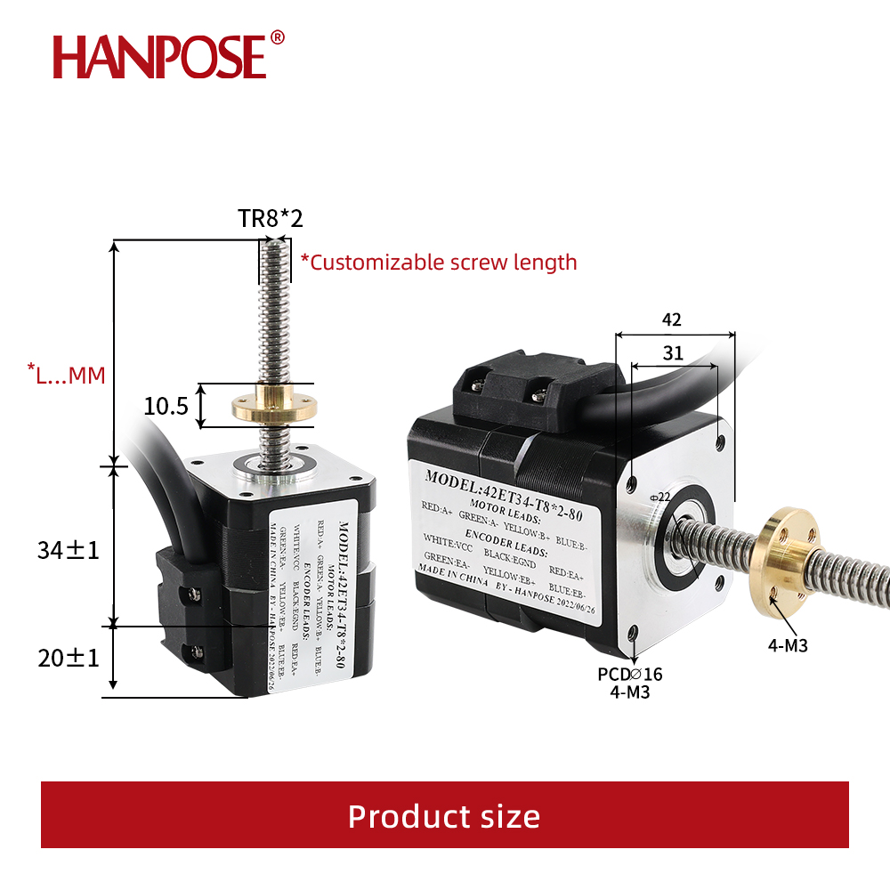 NEMA17 Closed loop screw motor - đánh giá và giá Closed Loop Stepper Motor Nema 17