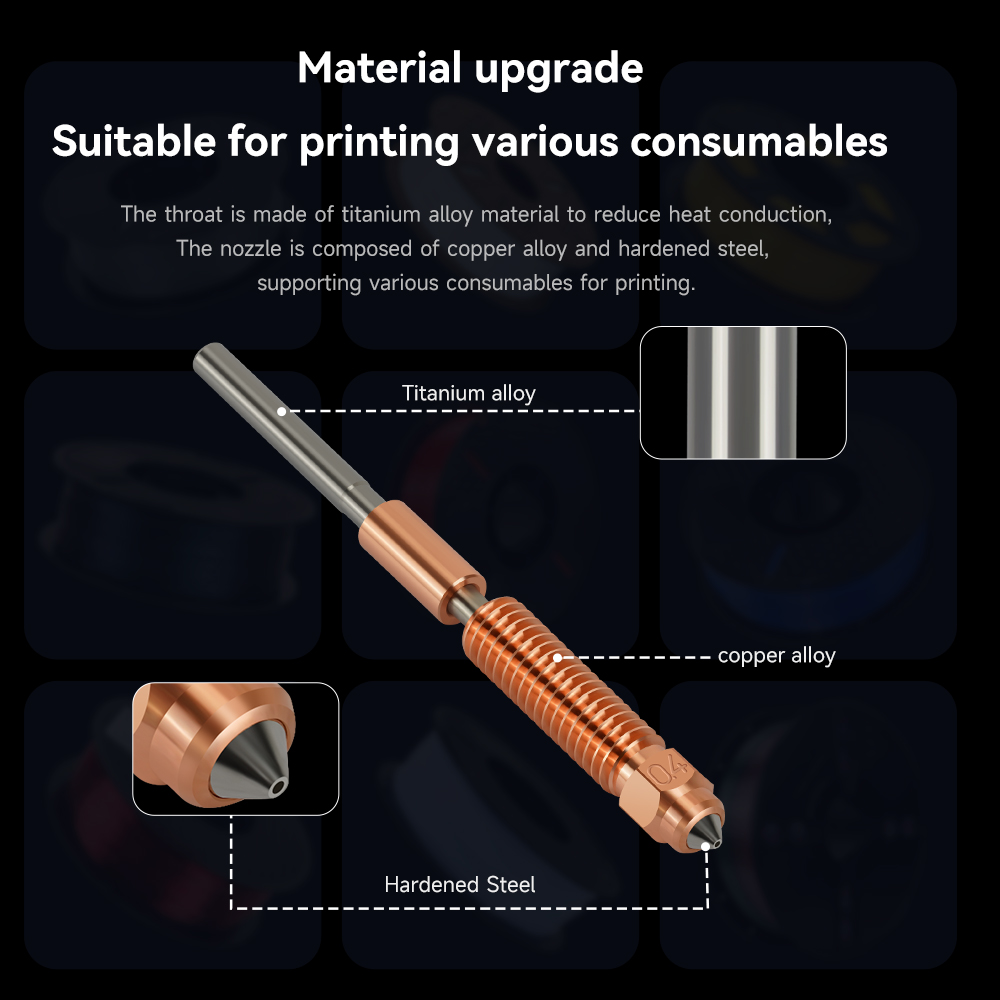 NEW 2026 K1 MAX Hotend For Cre - đánh giá và giá High Flow Ceramic Hotend