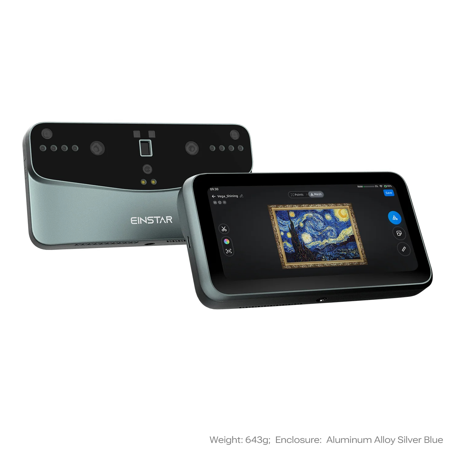 Shining Einstar Vega  Scanner  - đánh giá và giá Handheld 3D Scanner High Precision