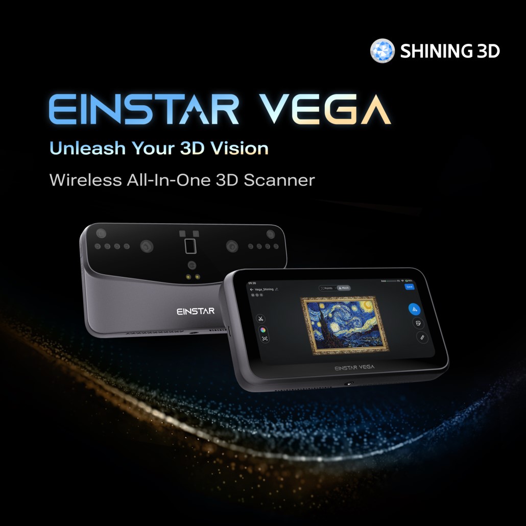 Shining Einstar Vega  Scanner  - đánh giá và giá Handheld 3D Scanner High Precision