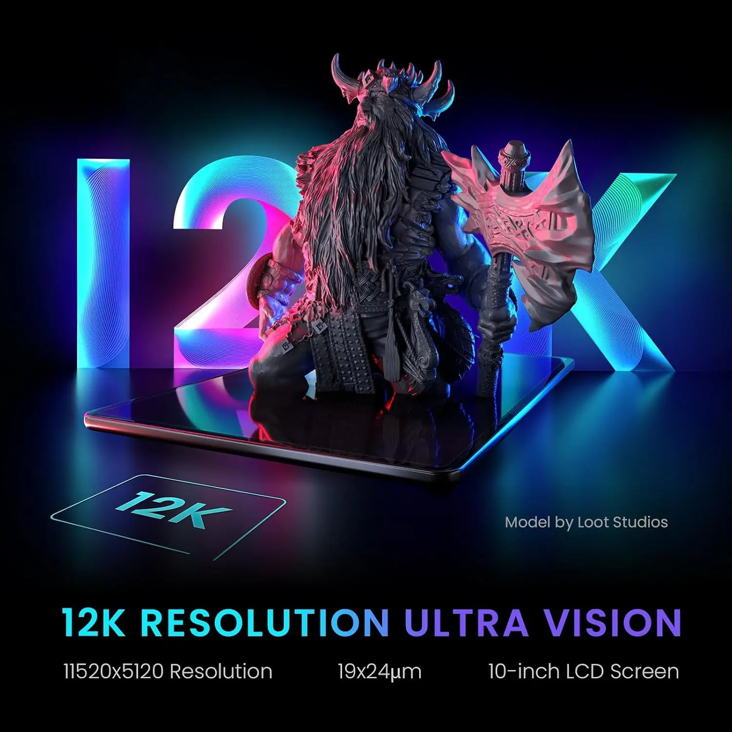 Saturn 3 MSLA 12K 3D Printer | - đánh giá và giá 12K Monochrome Lcd Resin 3D Printer
