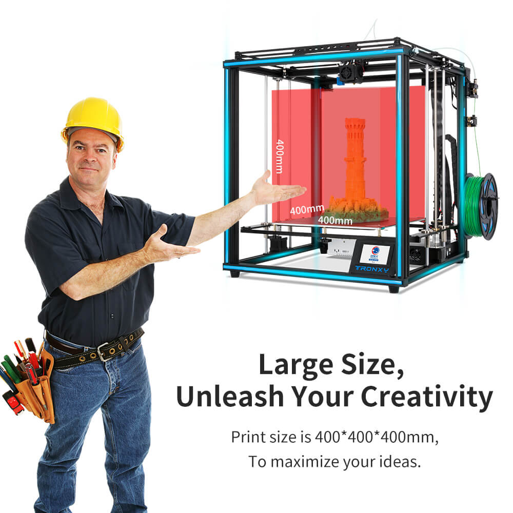 Tronxy X5SA Impressora 3D Prin - đánh giá và giá Corexy 3D Printer Kit