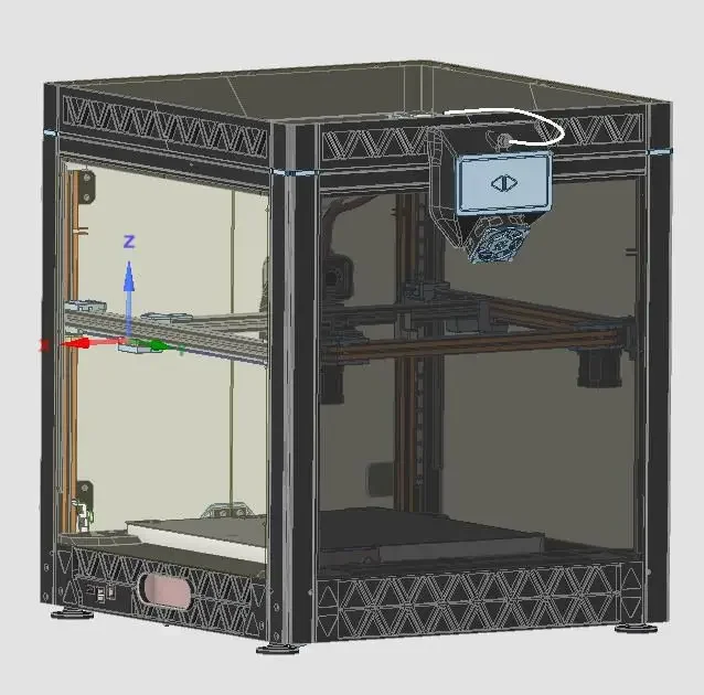 Sovol SV08 Full PC Enclosure K - đánh giá và giá Corexy 3D Printer Kit