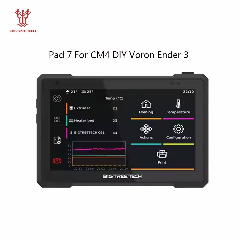 BIGTREETECH Pad 7 IPS Touch Sc - đánh giá và giá Klipper Pad 7 Inch