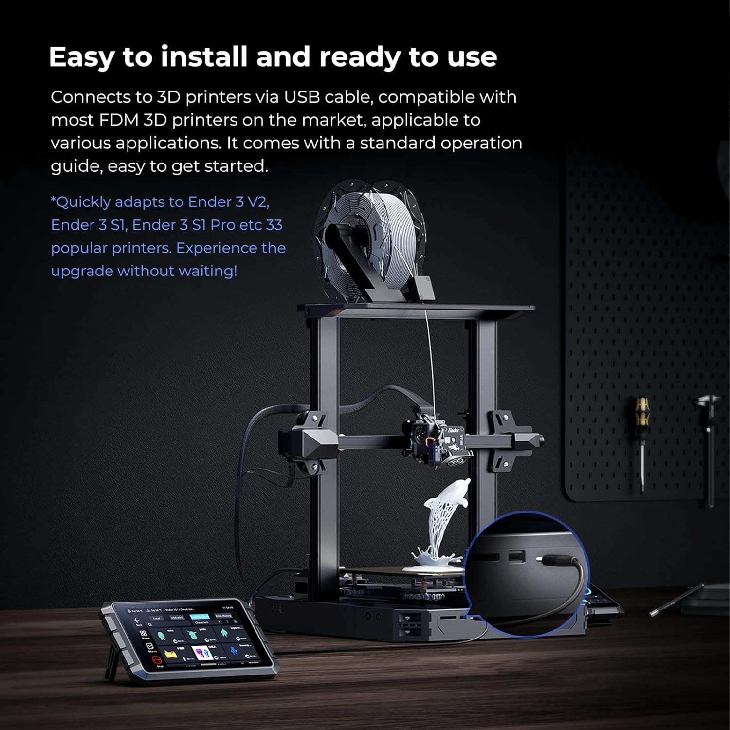 Creality Sonic Pad T800 7 Inch - đánh giá và giá Klipper Pad 7 Inch